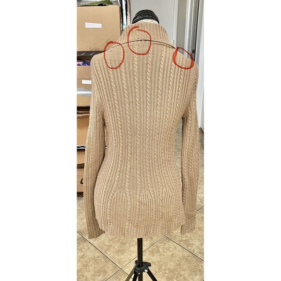 Ann Taylor Womens Sweater Medium Cardigan Grannycore Light Academia Long Sleeve - Picture 10 of 16